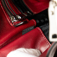 Glace Calf Twin Pocket Satchel