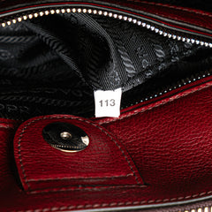 Glace Calf Twin Pocket Satchel