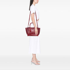 Glace Calf Twin Pocket Satchel