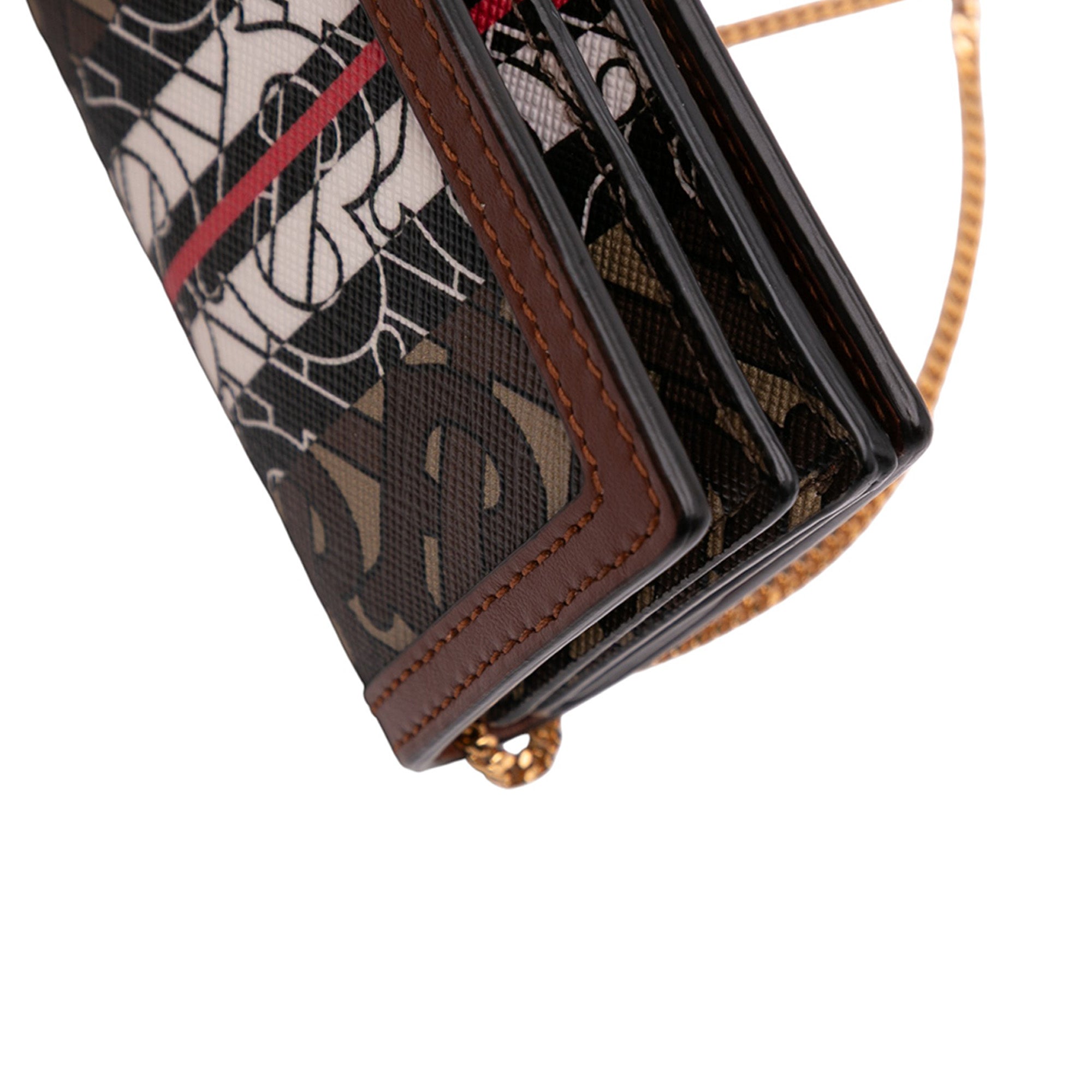 Monogram Stripe E-Canvas Jessie TB Wallet On Chain