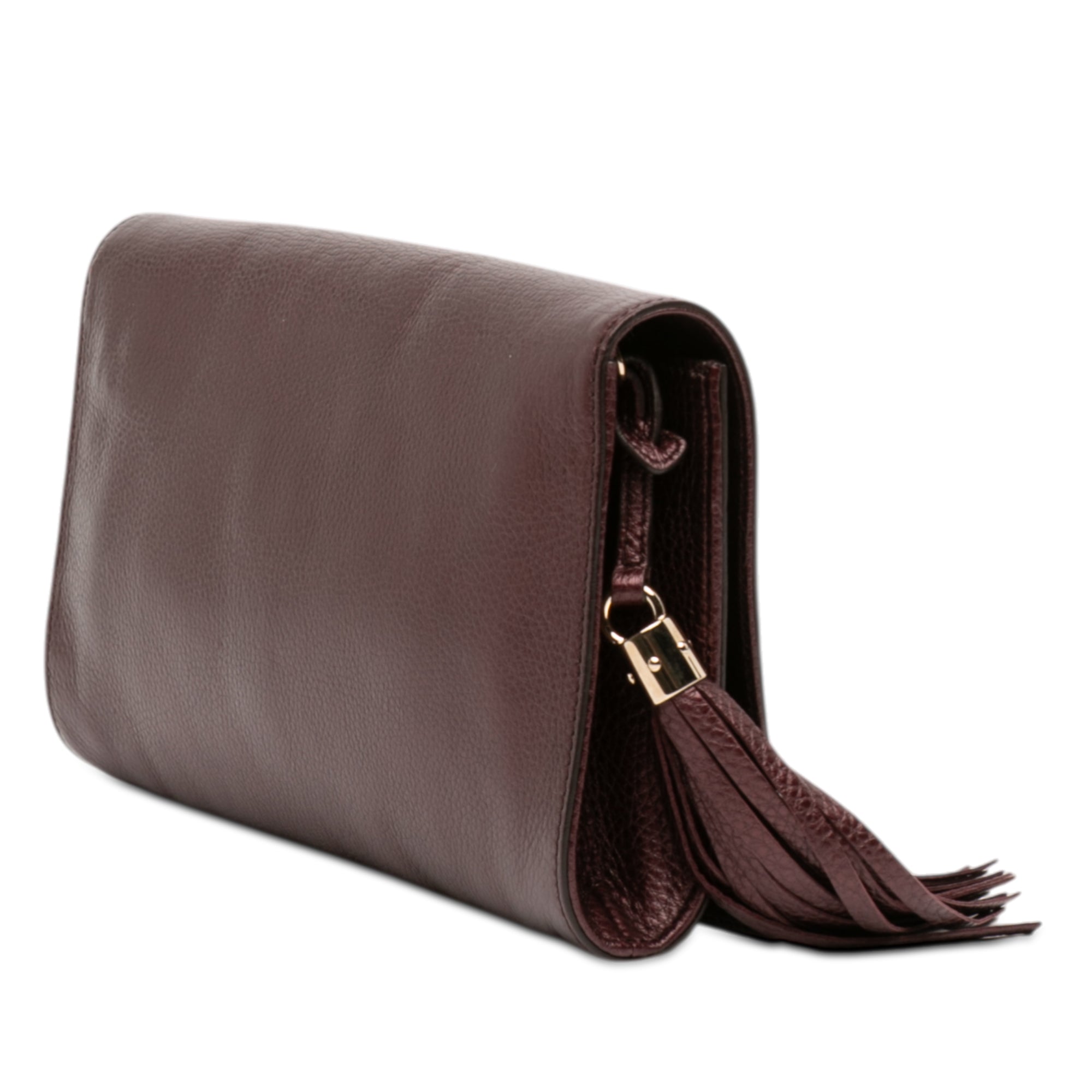 Metallic Leather Soho Disco Clutch