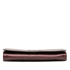 Metallic Leather Soho Disco Clutch