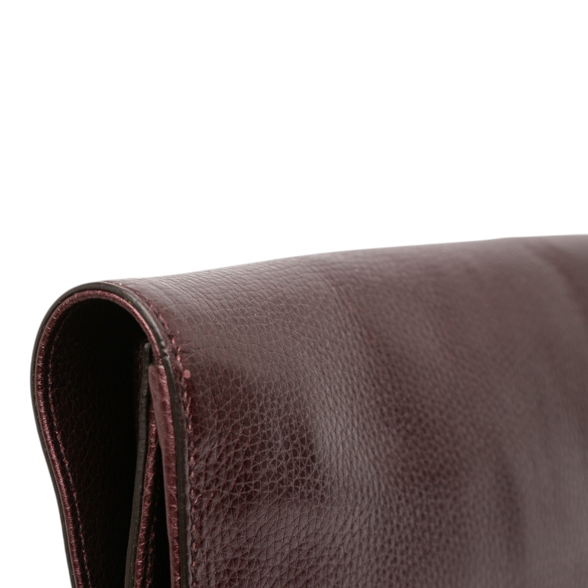 Metallic Leather Soho Disco Clutch