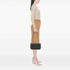 Medium Caviar CC Filigree Flap