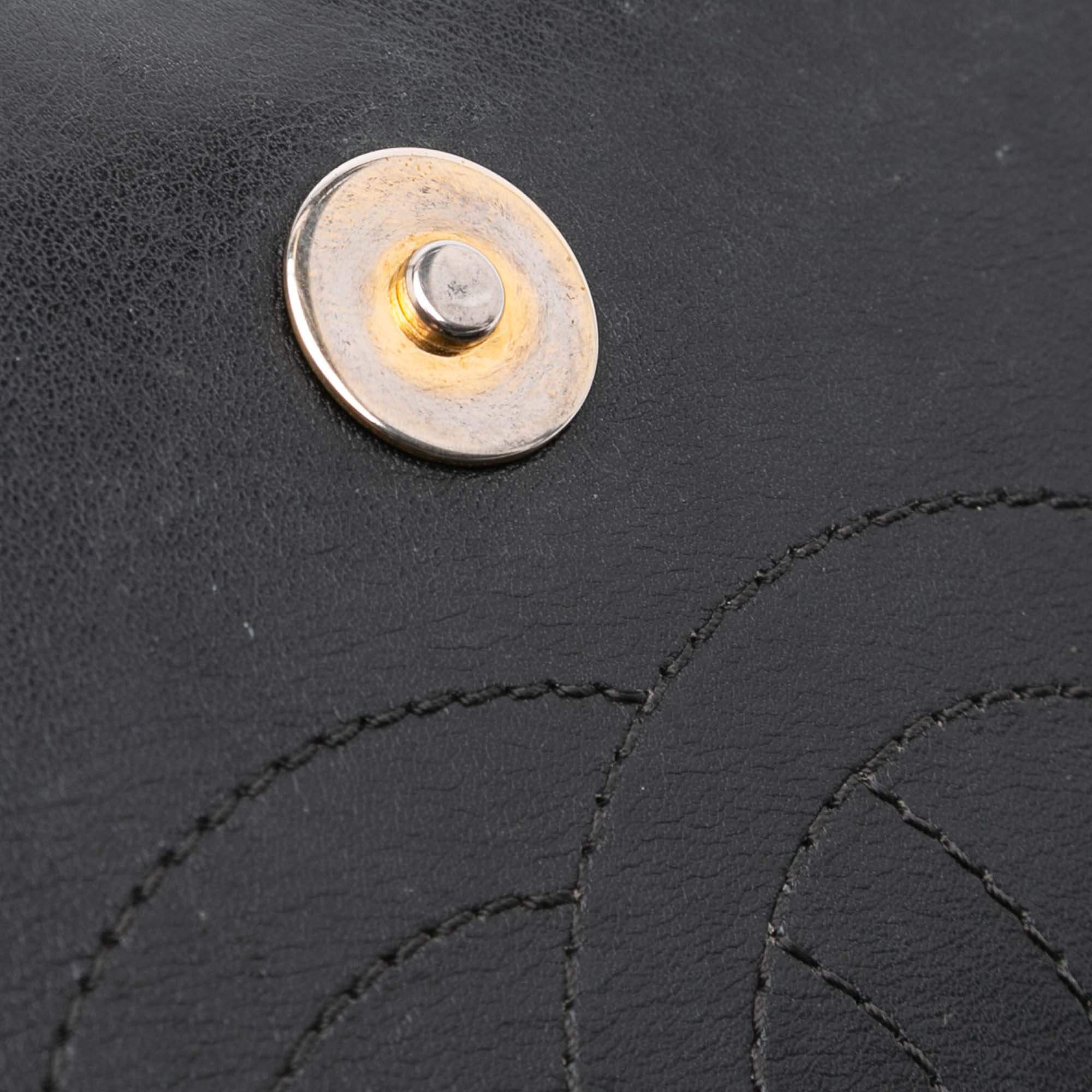 Medium Caviar CC Filigree Flap