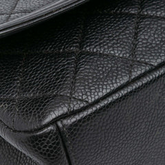 Medium Caviar CC Filigree Flap