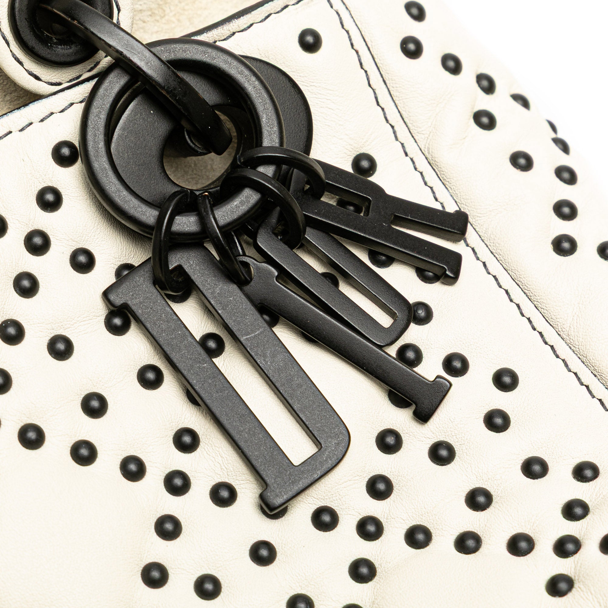 Mini Ultra Matte Calfskin Cannage Studded Supple Lady Dior