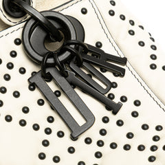 Mini Ultra Matte Calfskin Cannage Studded Supple Lady Dior