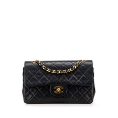 Small Classic Lambskin Double Flap