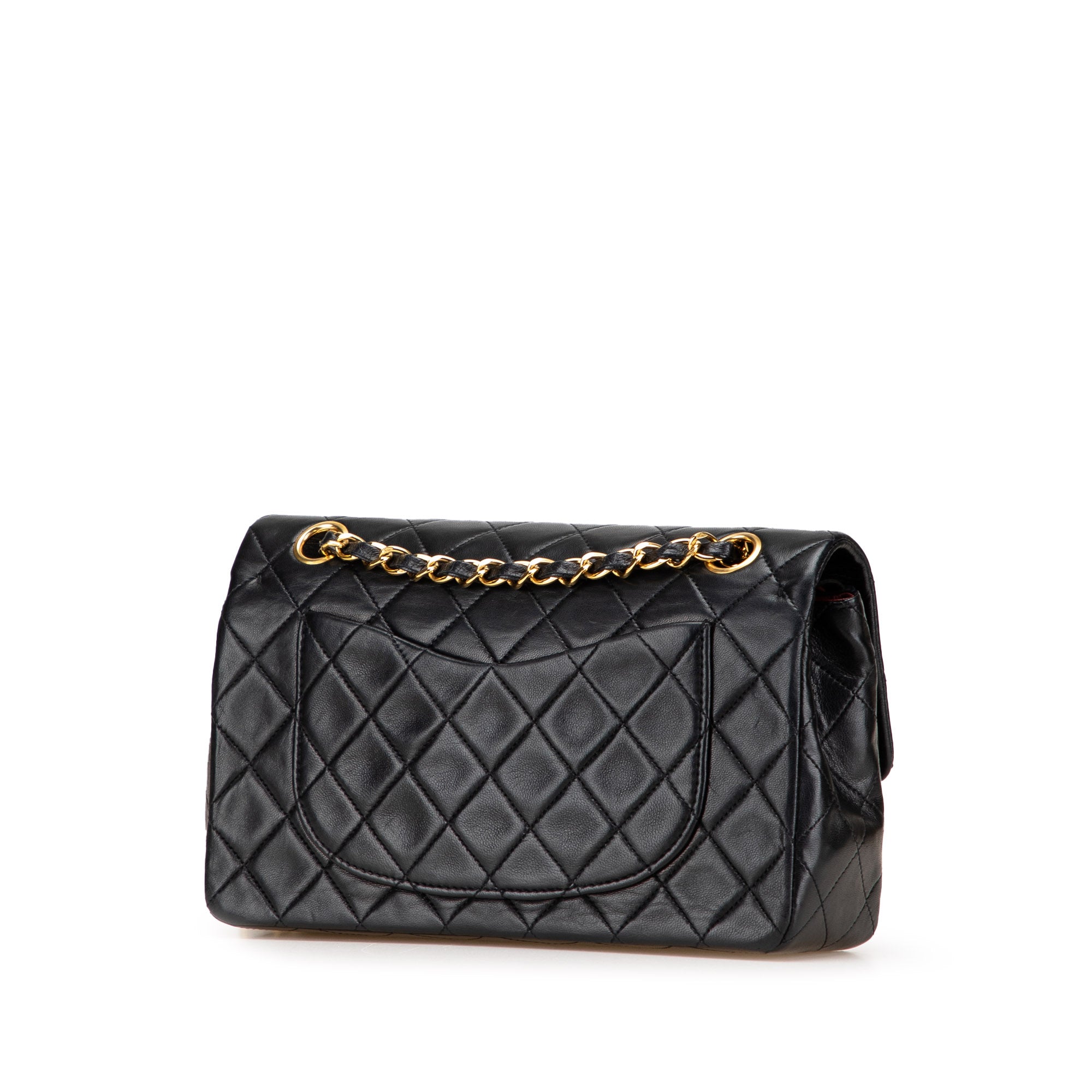 Small Classic Lambskin Double Flap