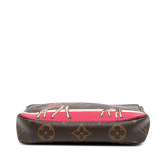 Monogram Giraffe Christmas Mini Pochette Accessoires