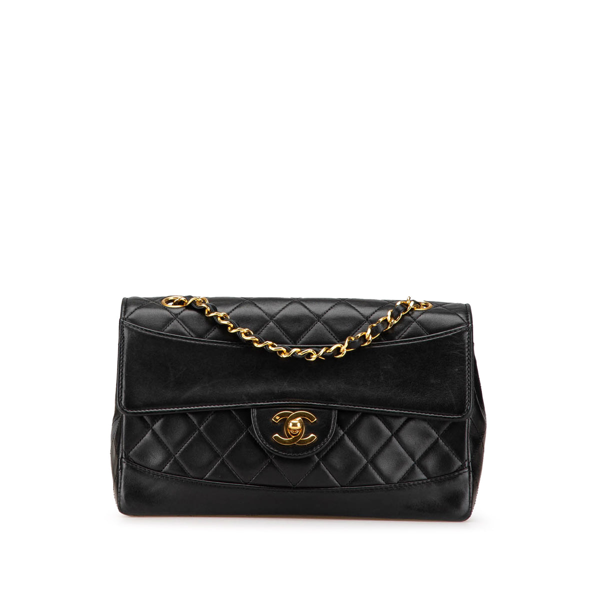 Medium CC Quilted Lambskin Single Flap