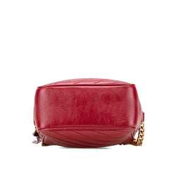 GG Marmont Matelasse Leather Double Zip Crossbody