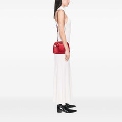 Mini Leather GG Charm Dome Satchel