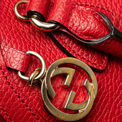 Mini Leather GG Charm Dome Satchel
