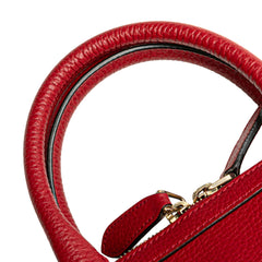 Mini Leather GG Charm Dome Satchel