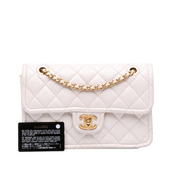 Medium Quilted Caviar Sweet Classic Flap