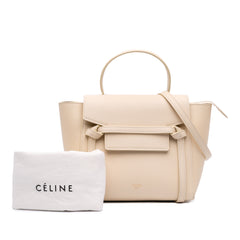 Nano Grained Calfskin Belt Bag
