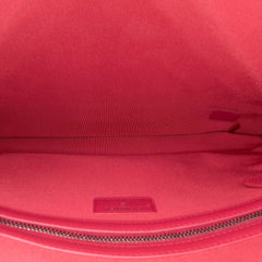 Large Aged Calfskin Gabrielle O Case Clutch