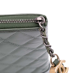 Large Aged Calfskin Gabrielle O Case Clutch
