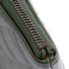 Large Aged Calfskin Gabrielle O Case Clutch