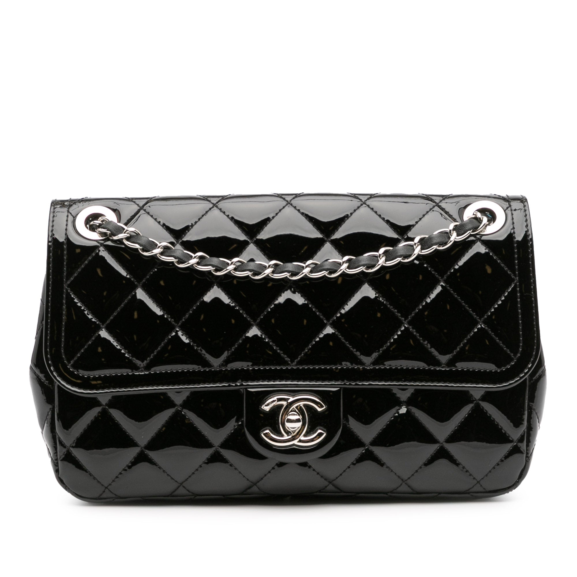 Medium Patent Coco Shine Flap