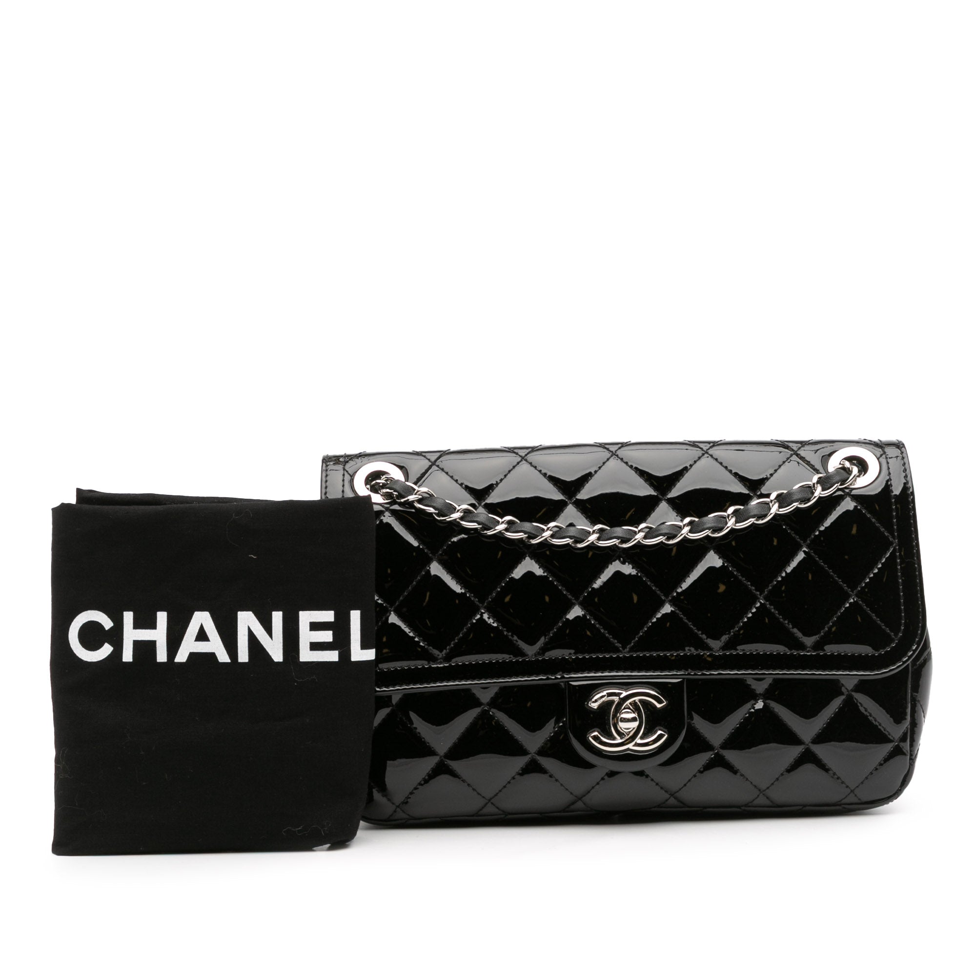 Medium Patent Coco Shine Flap