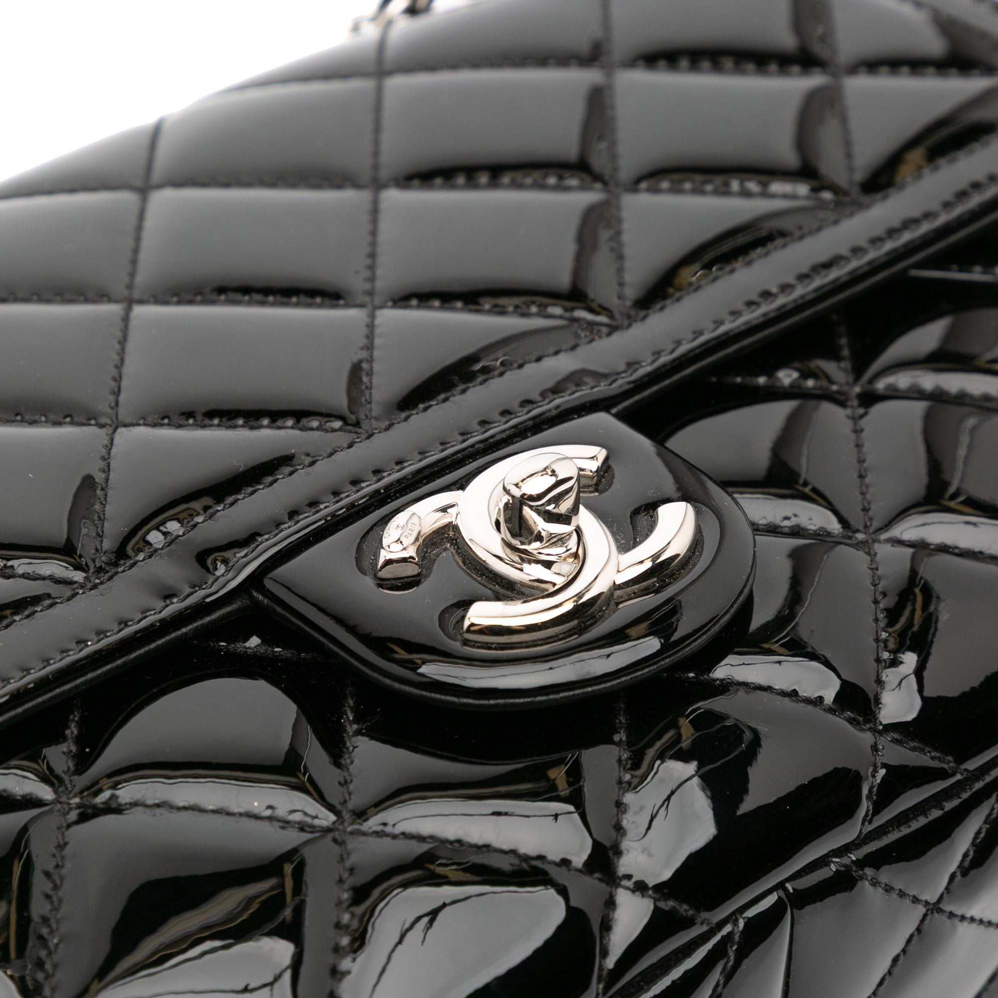 Medium Patent Coco Shine Flap