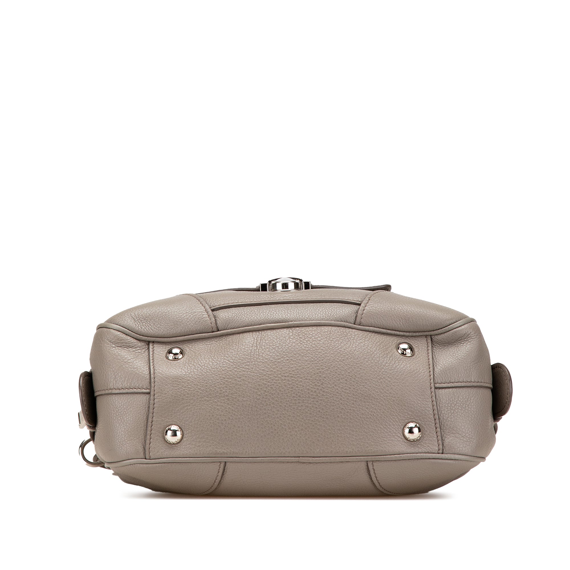 Vitello Daino Zip Top Satchel