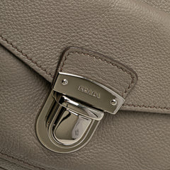 Vitello Daino Zip Top Satchel