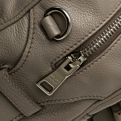 Vitello Daino Zip Top Satchel