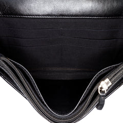 CC Quilted Patent Wallet On Chain