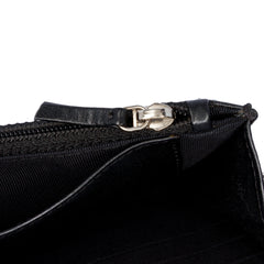 CC Quilted Patent Wallet On Chain