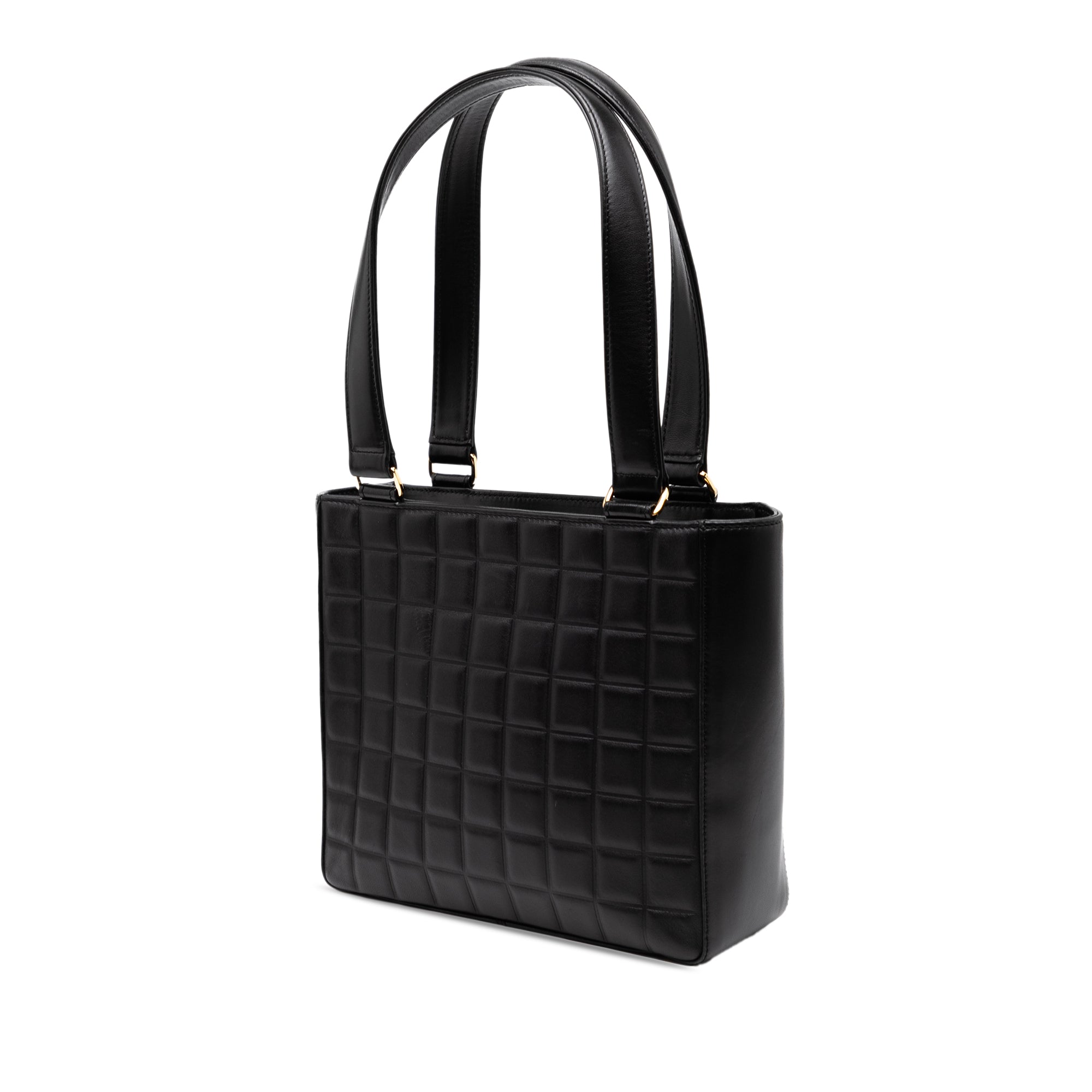 Chocolate Bar Lambskin Shoulder Bag