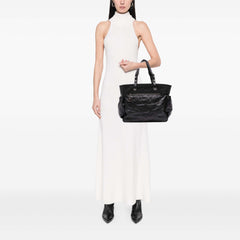 Paris Biarritz Large Quilted Coated Canvas Tote