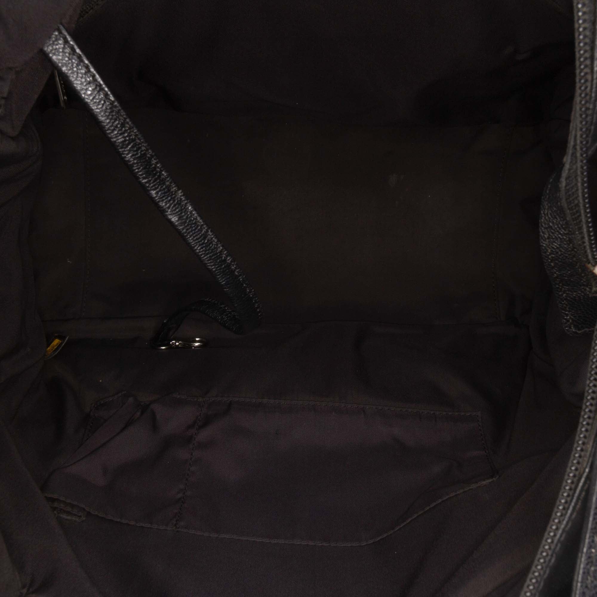 Paris Biarritz Large Quilted Coated Canvas Tote