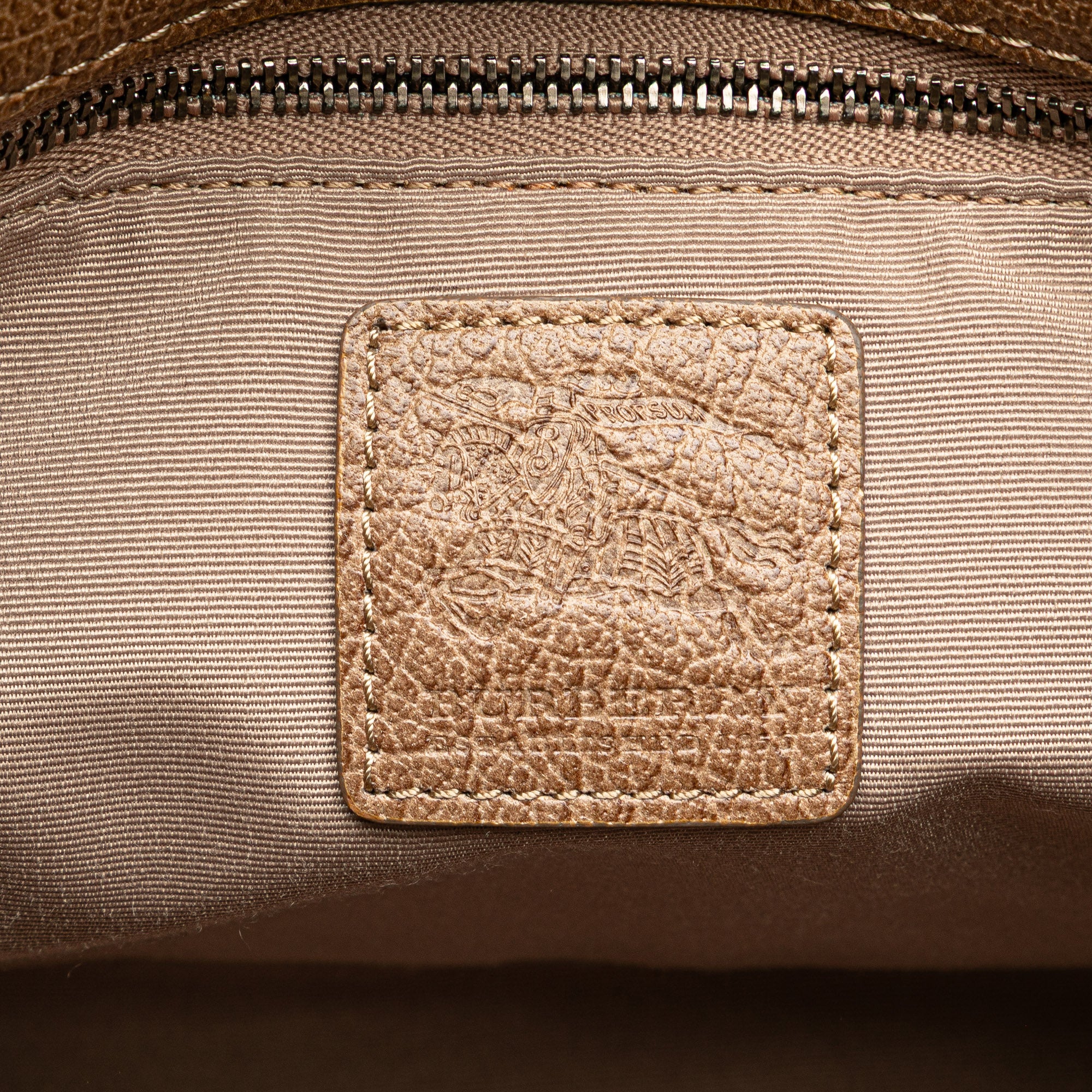 Embossed Supernova Check Coated Canvas Satchel