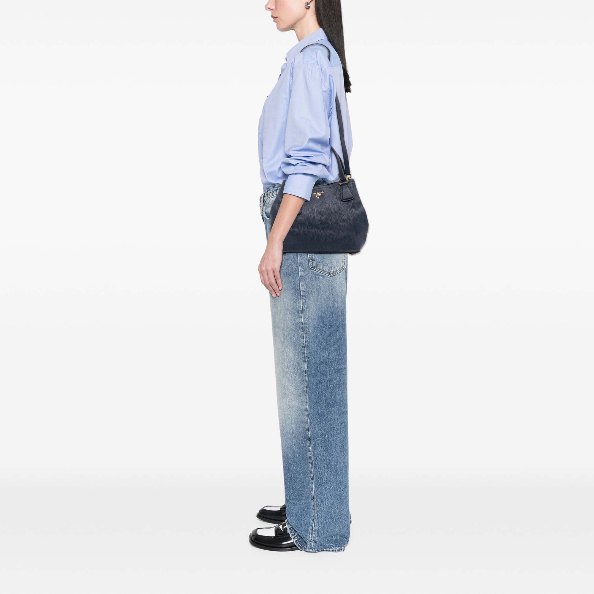 Vitello Daino Open Convertible Tote