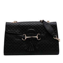 Medium Microguccissima Emily Shoulder Bag