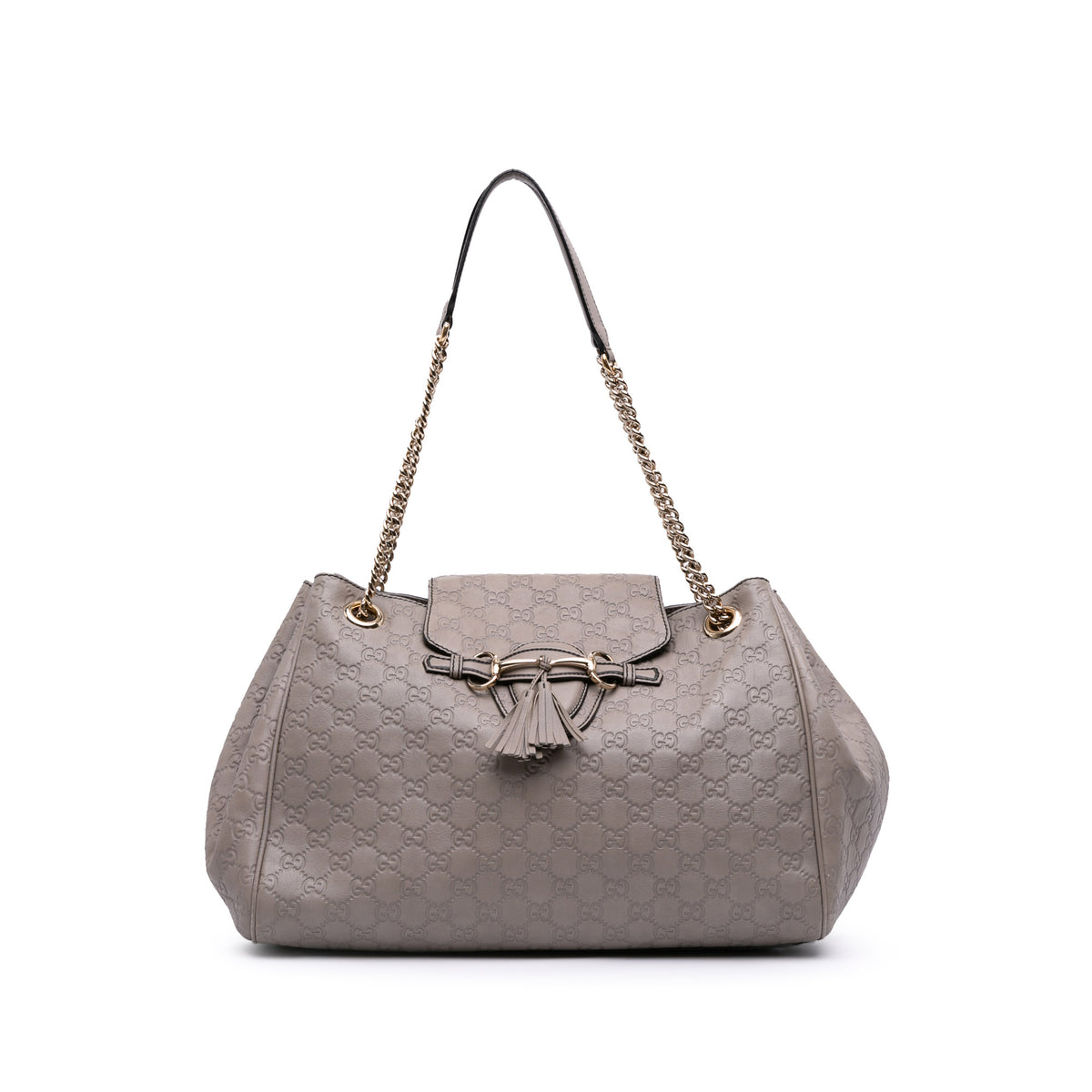 Large Guccissima Emily Chain Shoulder Bag