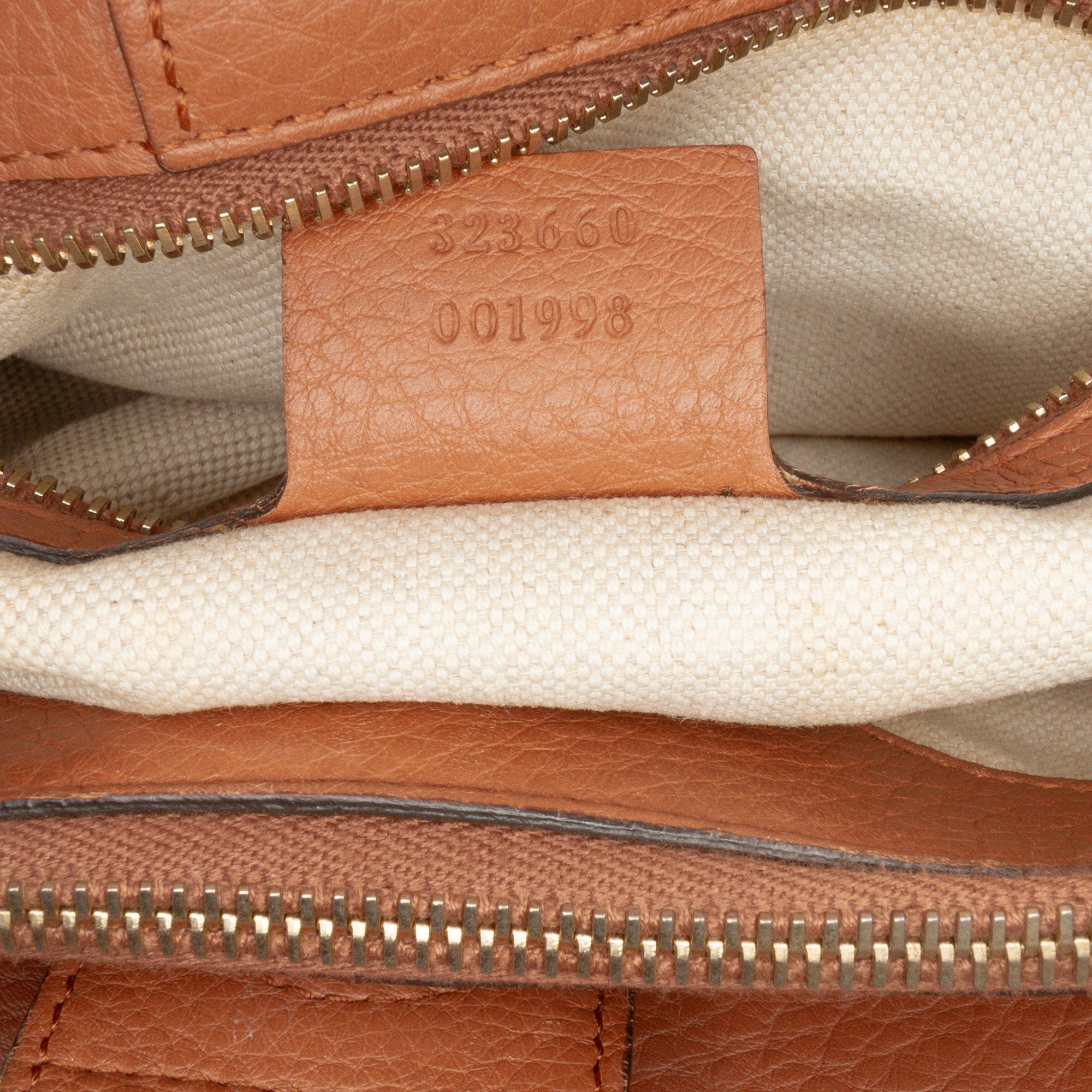 Medium Calfskin Bamboo Shopper Satchel