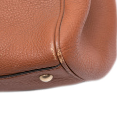 Medium Calfskin Bamboo Shopper Satchel