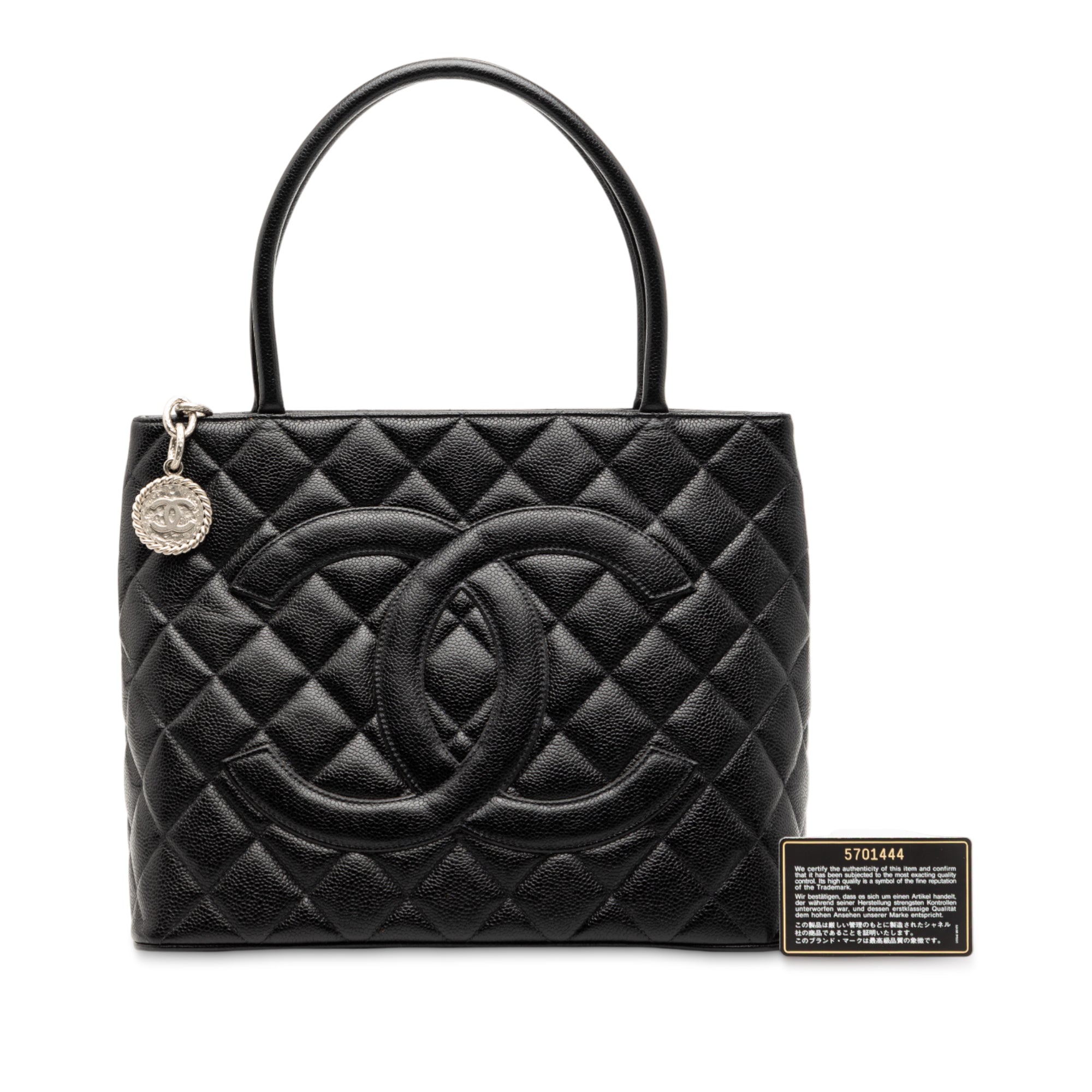 Caviar Medallion Tote