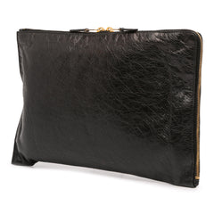 Lambskin Motocross Giant 12 Zip Around Flat Clutch