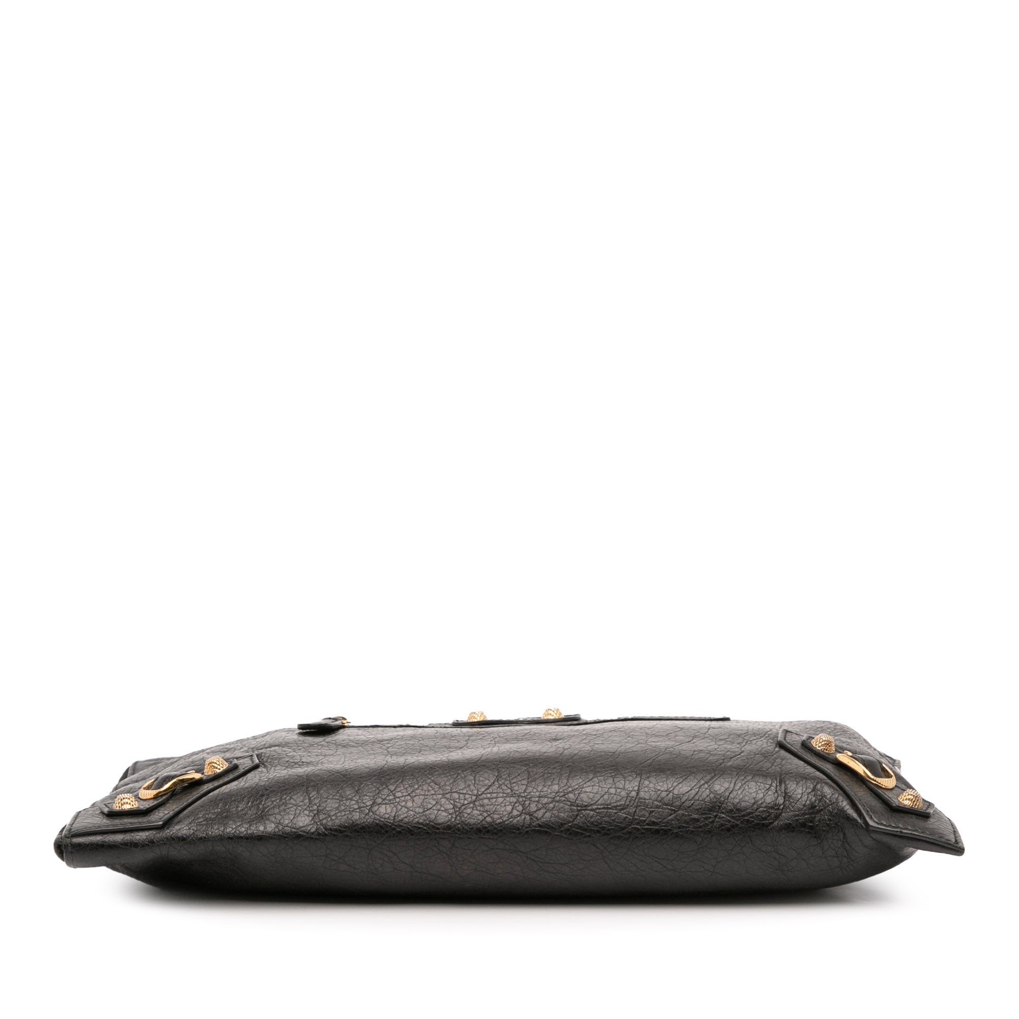 Lambskin Motocross Giant 12 Zip Around Flat Clutch