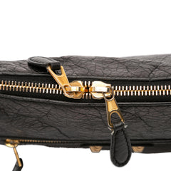 Lambskin Motocross Giant 12 Zip Around Flat Clutch