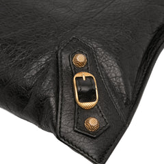 Lambskin Motocross Giant 12 Zip Around Flat Clutch
