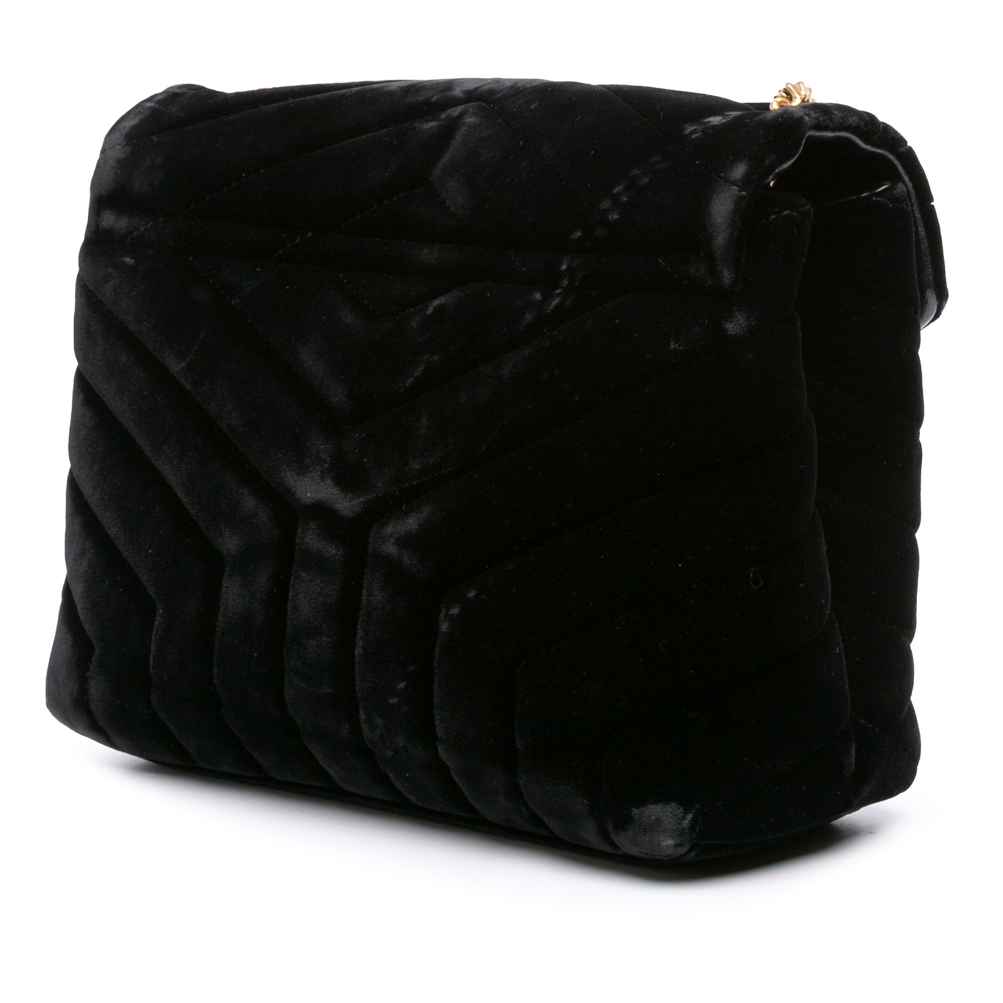 Small Matelasse Velvet Monogram LouLou Crossbody