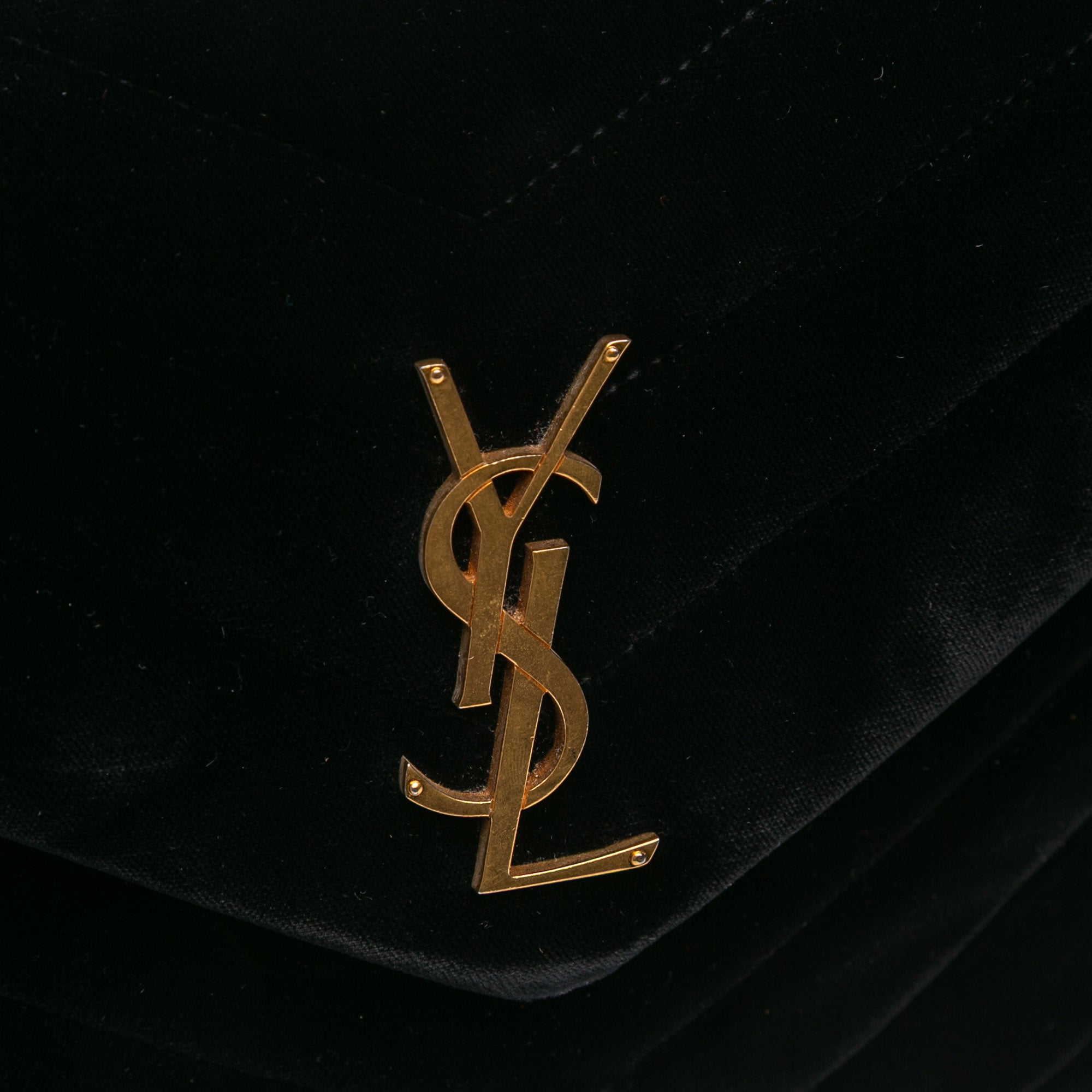 Small Matelasse Velvet Monogram LouLou Crossbody