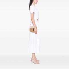 Mini Suede and Calfskin Drew Crossbody